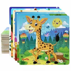 new 20 piece wooden 3d puzzle