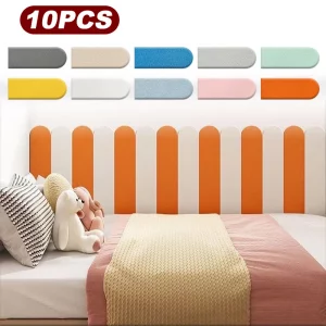 10pcs self adhesive environmental friendly anti collision soft package wall sticker