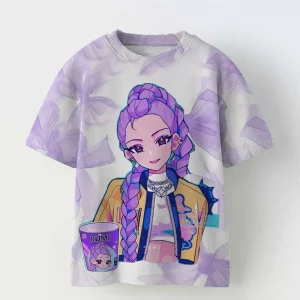 kpop demon hunters tiger girls boys t shirt